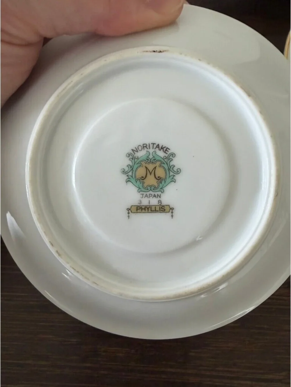 Vintage Fine China 1 Teacup & 3 Saucers - Noritake Japan